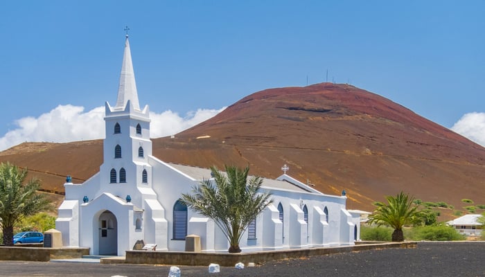 Church in Georgetown, Ascension Island
