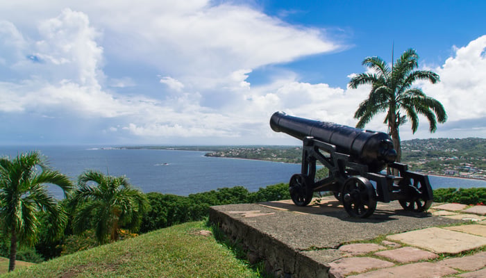 Fort King George in Scarborough, Tobago