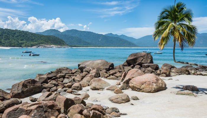 Beach on Ilha Grande, Brazil