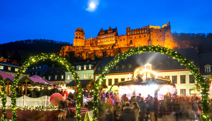 Christmas markets in Heidelberg, Germany