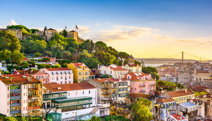 View of Sao Jorge Castle, Lisbon