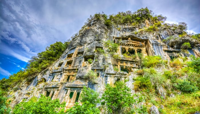Tombs of Telmessos, Fethiye, Turkey