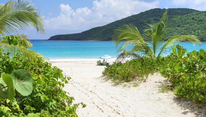 Flamenco beach, Isla Culebra, Puerto Rico