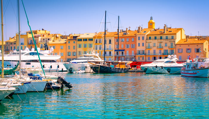 Saint Tropez harbour, France