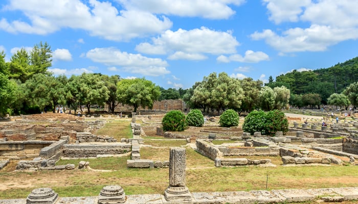 Ruins of Ancient Olympia, near Katakolon, Greece