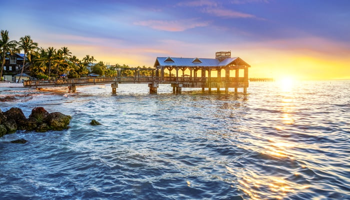 Pier in Key West, Florida