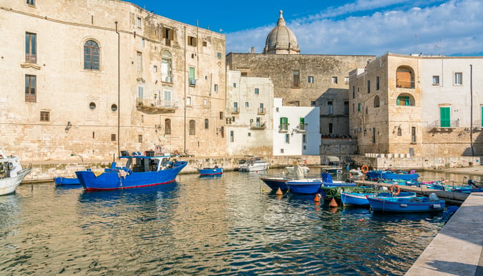 Monopoli harbour, Italy