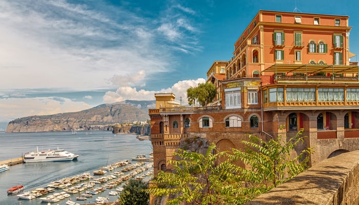 Sorrento harbour, Italy