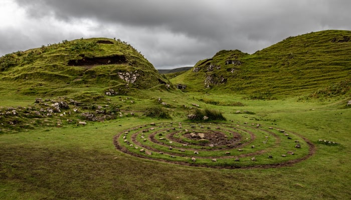 Fairy glen in Uig, Skye, Scotland