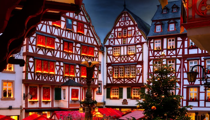 Christmas market in Bernkastel, Germany