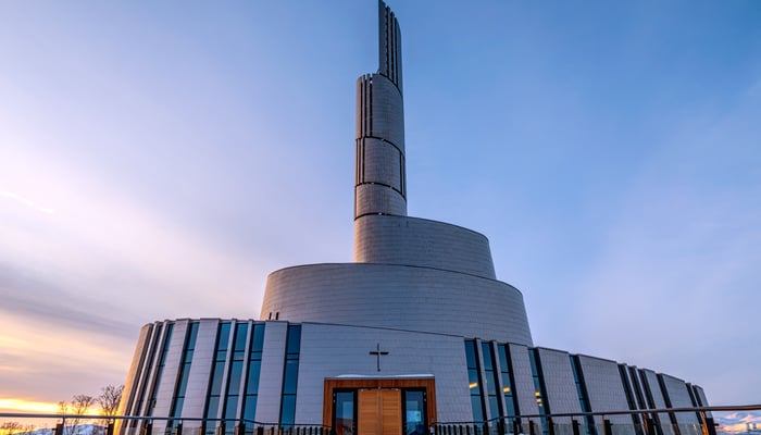 Northern Lights Cathedral in Alta, Norway
