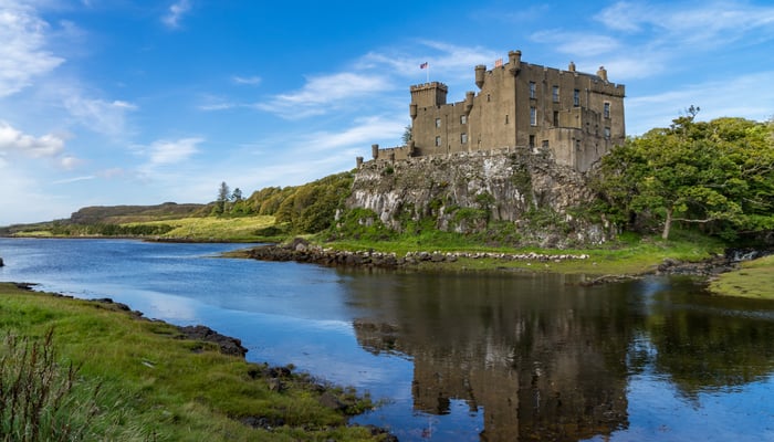 Dunvegan Castle on the Isle of Skye, Scotland