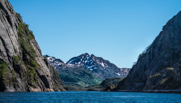 Entrance to the Trollfjord, Norway
