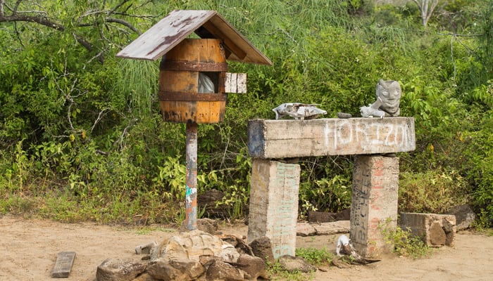 Post Office Bay on Floreana, Galapagos