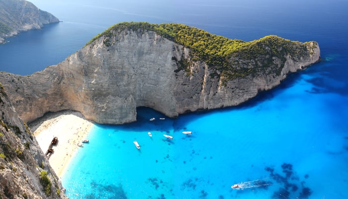 Navagio Beach, Zakynthos, Greece