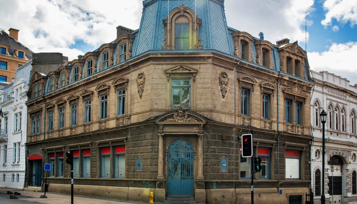 Street in Punta Arenas, Chile