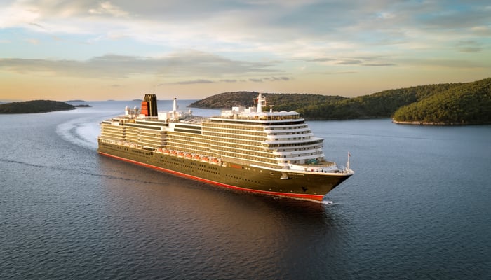 Cunard's Queen Anne cruise ship in Sibenik