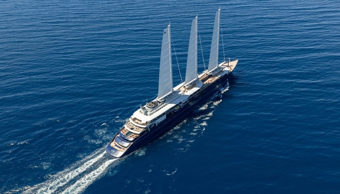 Orient Express Corinthian at sea
