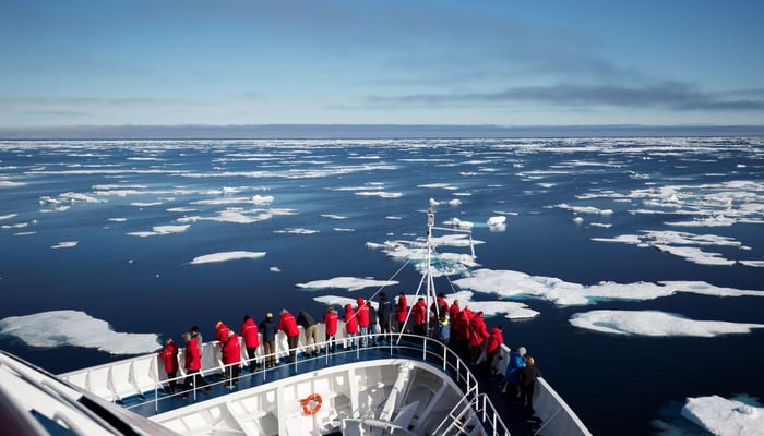 Silver Wind in Peel Sound, Qikiqtaaluk, Canada