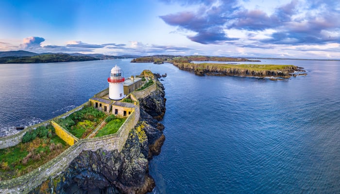 Rotten Island lighthouse, Killybegs, Ireland