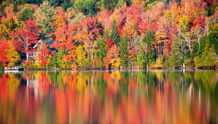 New England in the autumn