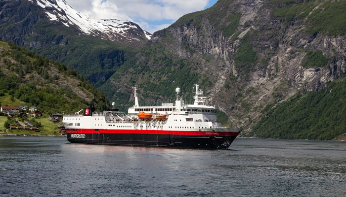 Hurtigruten - MS Vesteralen in the Norwegian Fjords