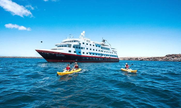 HX's MS Santa Cruz II in the Galapagos