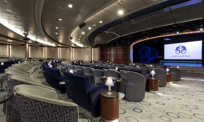 Galaxy Lounge on Crystal Serenity