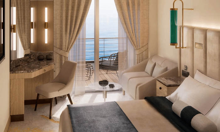 Crystal Cruises - Crystal Symphony - Double Guest Room with Veranda