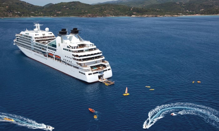 Water sports from the marina on board Seabourn Quest