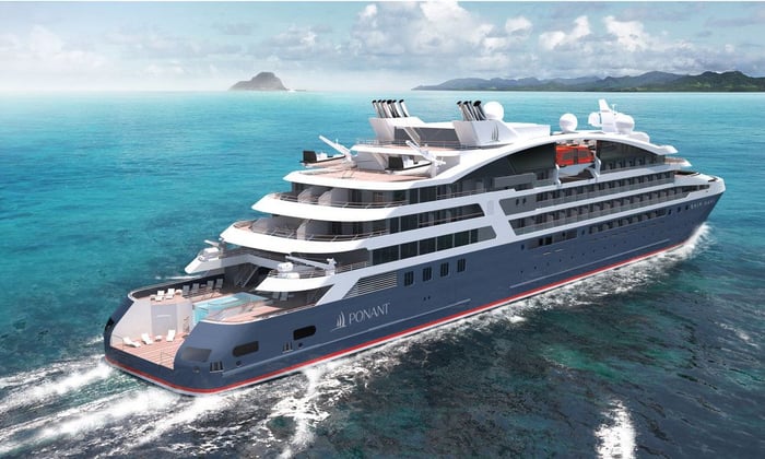 Artist's impression of one of Ponant's Explorers