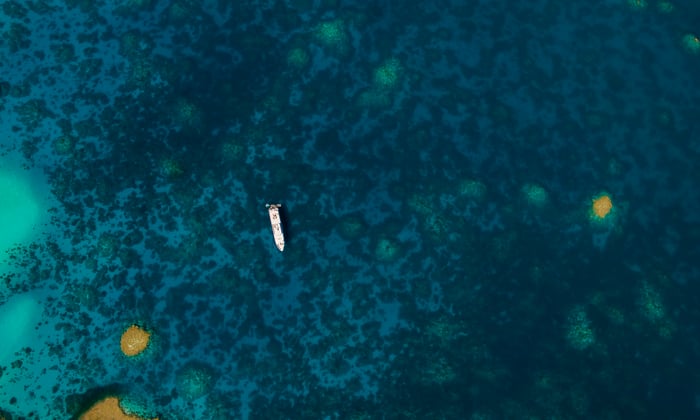 True North in the Rowley Shoals, Australia