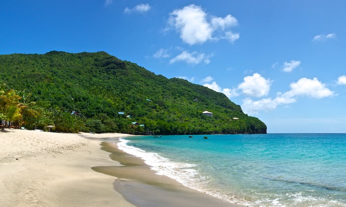 Beach in Bequia, St Vincent & The Grenadines