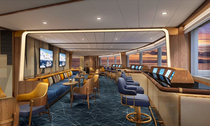 Seabourn Venture - Bow Lounge