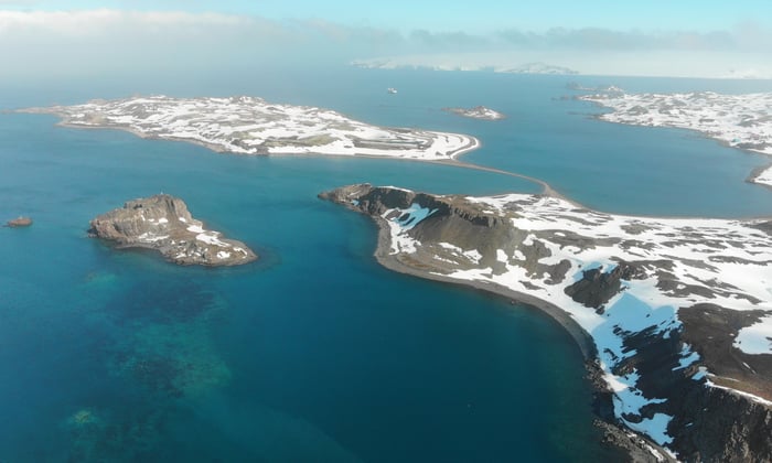 you can avoid the drake passage by flying to king george island in antarctica