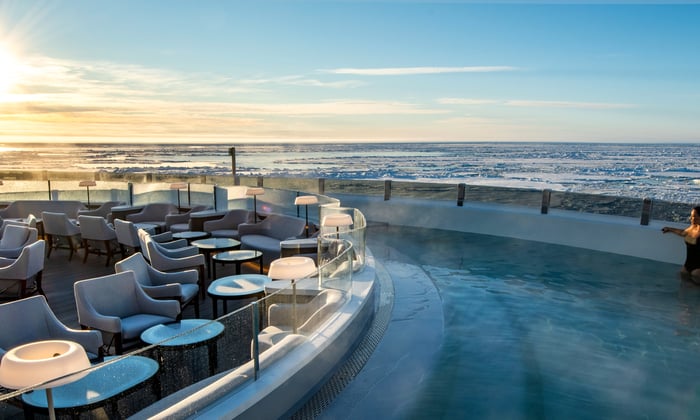 Ponant - Le Commandant Charcot - Blue Lagoon pool