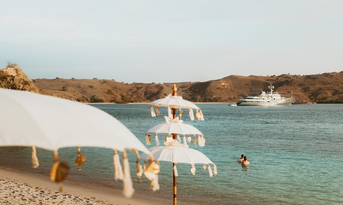 Aqua Blu - Sundowners on the Komodo Islands, Indonesia