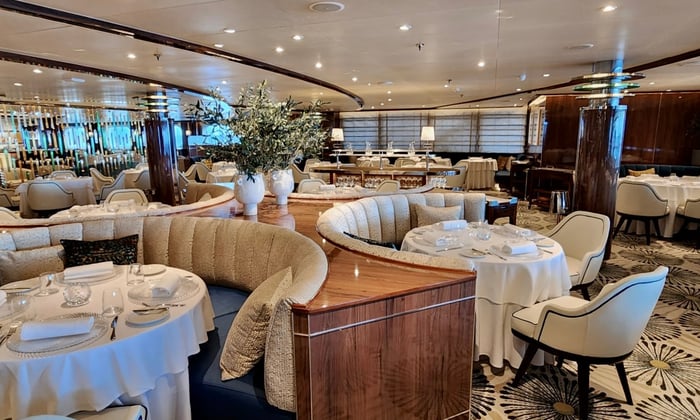 Solis Restaurant onboard Seabourn Ovation