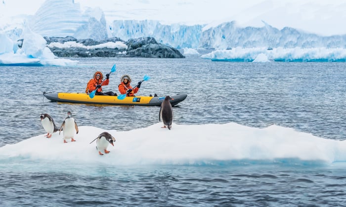 Lindblad Expeditions - Sea kayaking in Antarctica