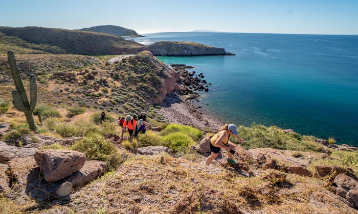 UnCruise - Hiking on Isla San Francisco, Sea of Cortez