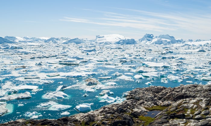 Ilulissat Icefjord, Jakobshavn Glacier in Greenland