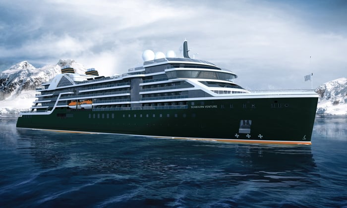 Seabourn Venture in Antarctica