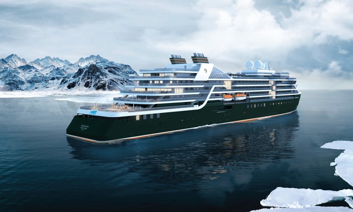 Seabourn Venture in Antarctica