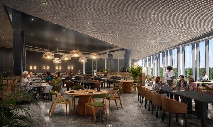 Planned inside Silversea’s 55 Cormorant area