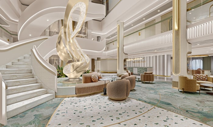 Atrium, Oceania Sonata