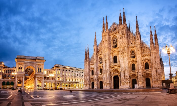 Duomo Cathederal in Milan, Italy