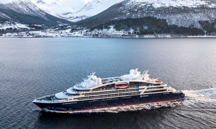 Ponant's explorer yacht Le Bougainville in Norway