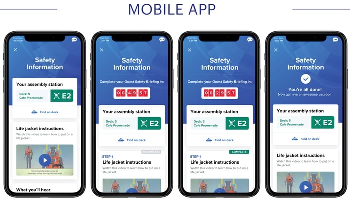 Royal Caribbean Muster 2.0 app