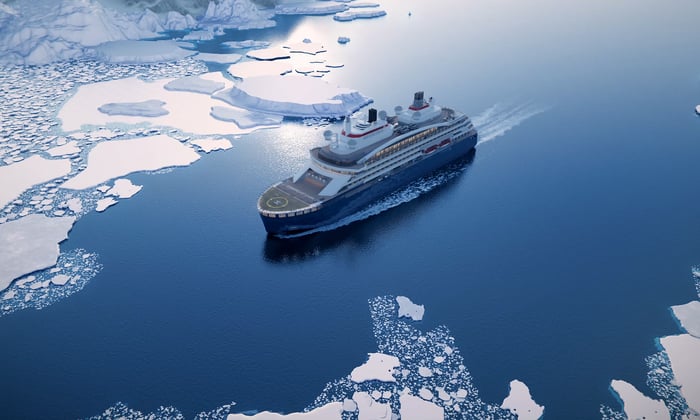 Ponant - Le Commandant Charcot in Antarctica