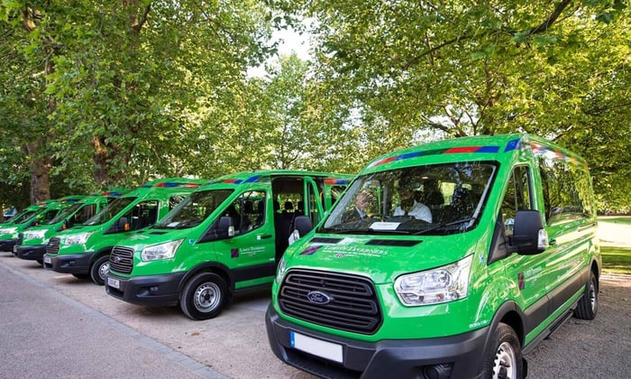 Lord's Taverners minibuses